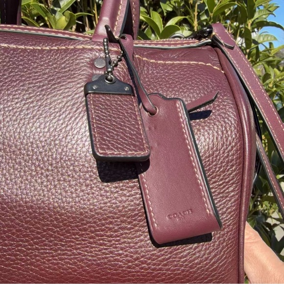 EUC COACH Rogue Satchel In Glovetanned Pebble Leather 58023 - Picture 4 of 13